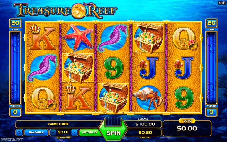 Slots de aventura submarina